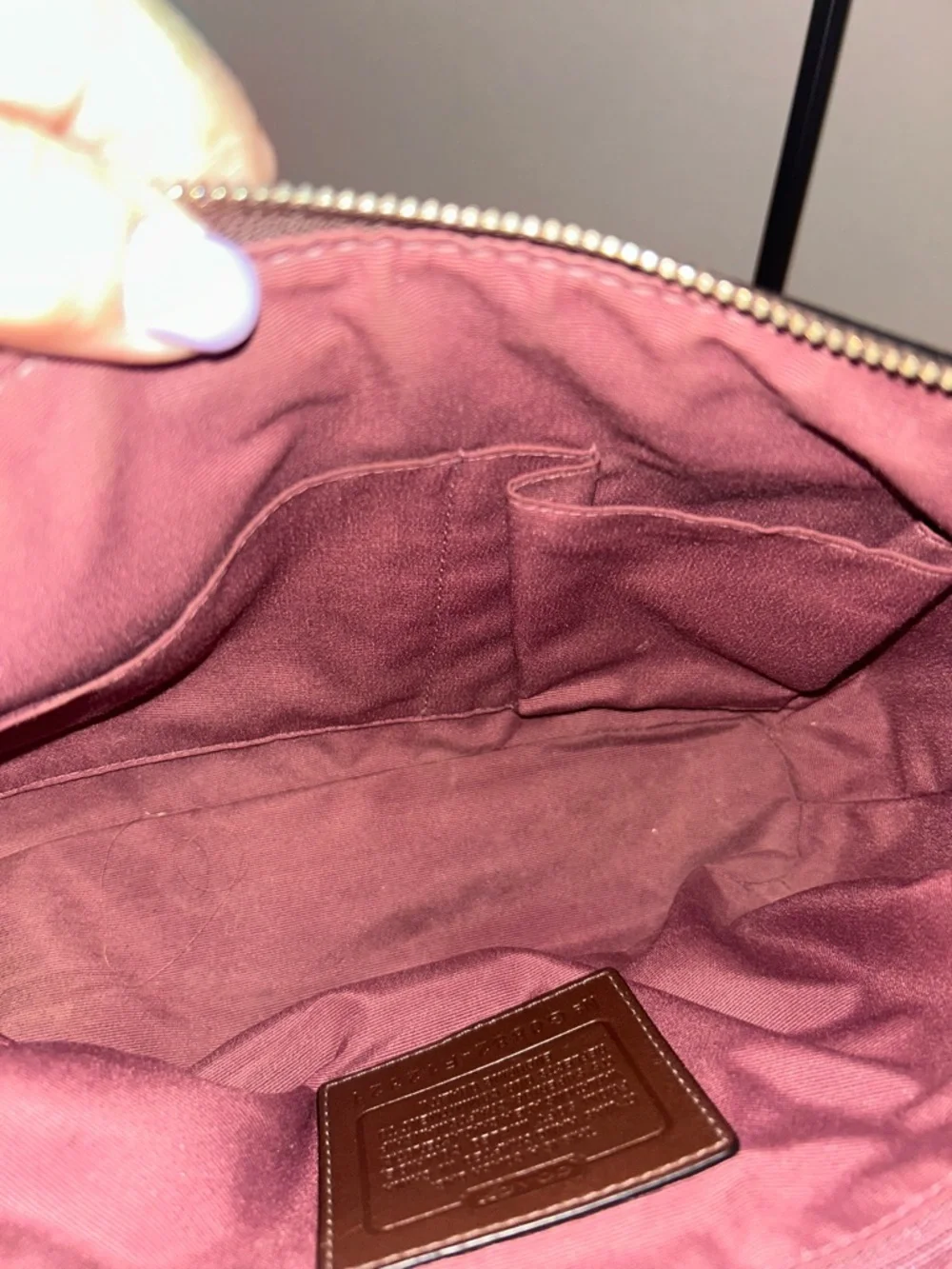 Classic Coach Brown SoHo Pebbled Leather Shoulder Bag - Picture 12 of 14